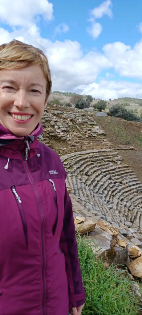 at ancient ruin
