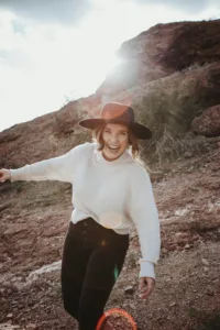 woman happy