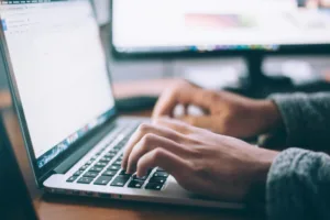 take online assessment at a career crossroads